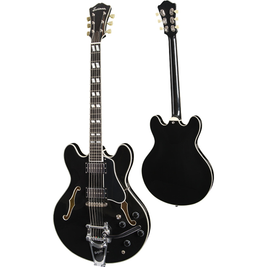 Bild på Eastman Thinline  T486B-BK Black Bigsby