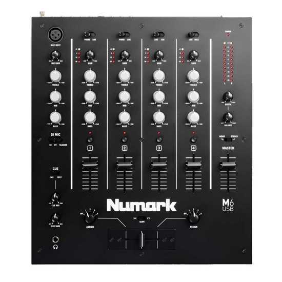 Bild på Numark M6 USB - DJ-mixer med inbyggt ljudkort