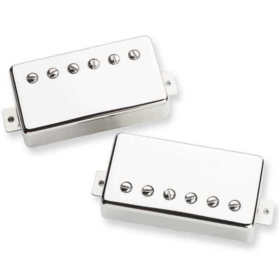 Bild på Seymour Duncan Hot Rodded Nickel Cover Humbucker Set - SH-4B/SH-2N